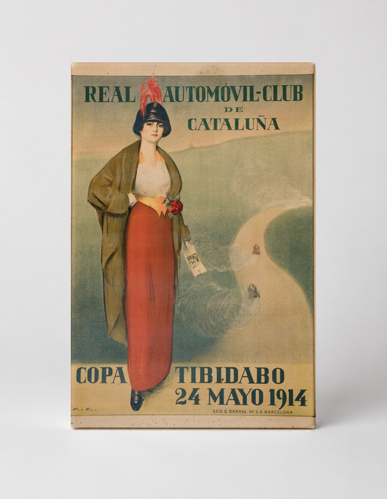 Copa Tibidabo 1914 Real Automovil Club de Cataluña - Vintage Poster Wall Art