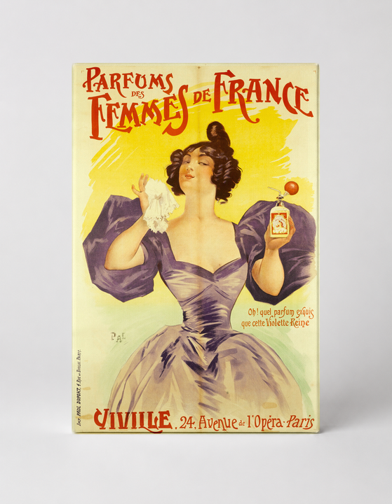 Parfums des Femmes de France 1900s – Belle Époque Vintage Poster Wall Art