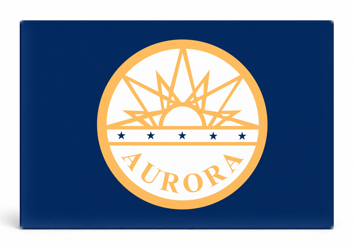 Aurora City Flag