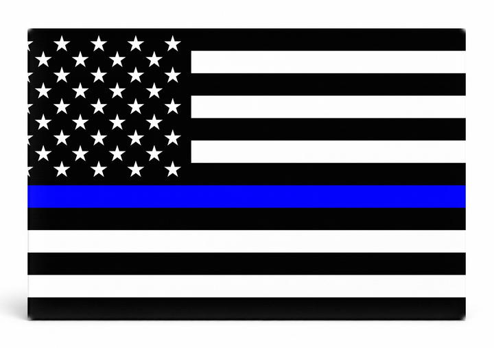Thin Blue Line American Flag
