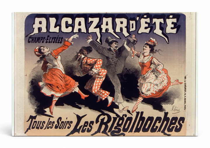 Alcazar d'Été Les Rigolboches 1860s - Belle Époque Vintage Poster Wall Art