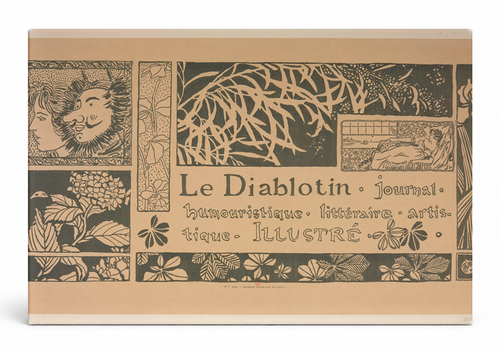 Le Diablotin Journal 1890s - Belle Époque Vintage Poster Wall Art