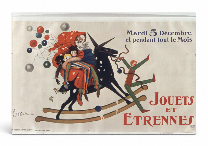 Jouets et Etrennes 1900 - French Christmas Toy Sale Vintage Poster Wall Art
