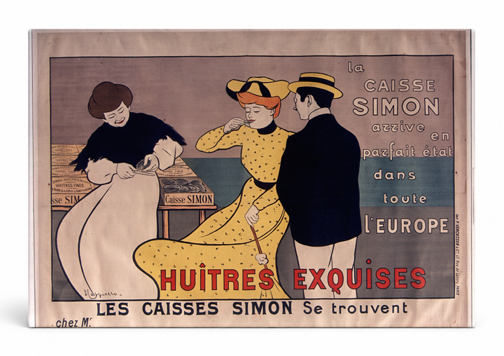 Huitres Exquises Simon Oysters 1900s - Belle Époque Vintage Poster Wall Art