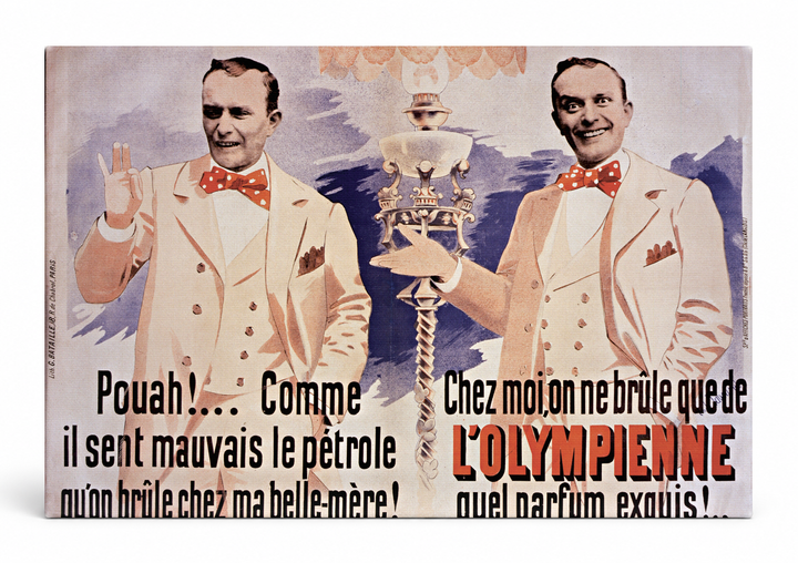 L'Olympienne Kerosene 1890s French Advertising Vintage Poster Wall Art