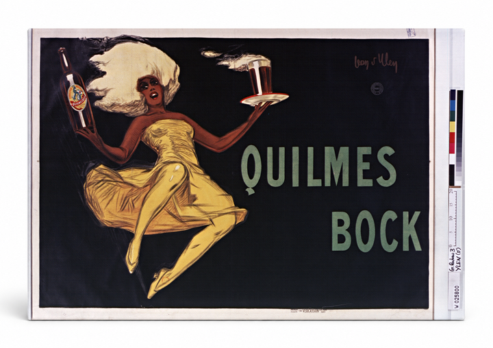 Quilmes Bock Beer Vintage Advertising Poster Canvas Wall Art