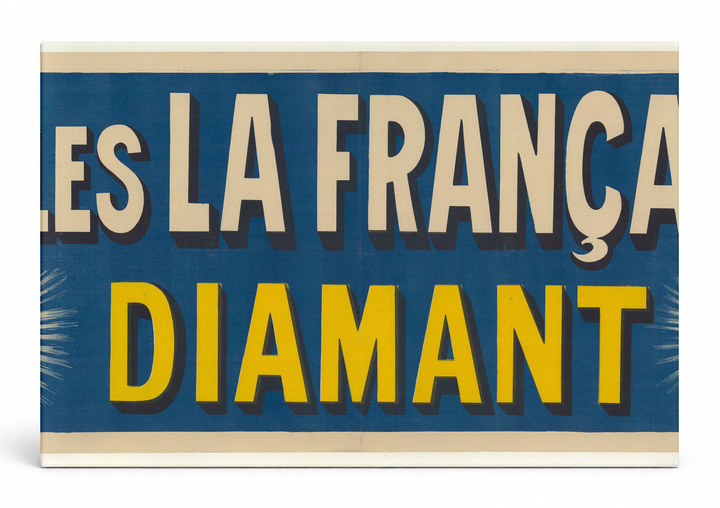 Cycles La Française Diamant - Vintage French Bicycle Advertising Poster