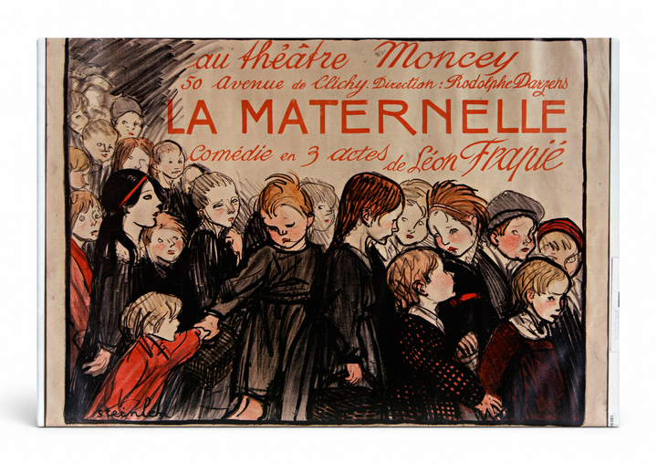La Maternelle 1903 Theatre Moncey - French Vintage Poster Wall Art