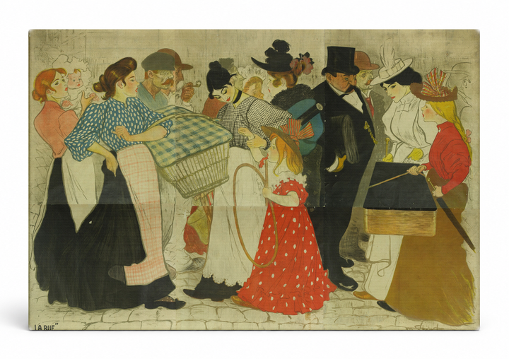 La Rue 1896 Charles Verneau - Belle Époque Vintage Poster Wall Art