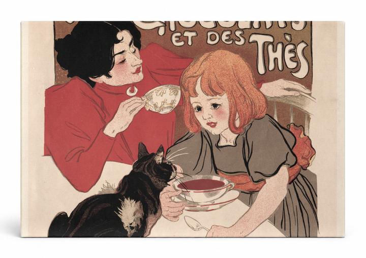 Compagnie Française des Chocolats et des Thés 1898 - Belle Époque Vintage Poster Wall Art