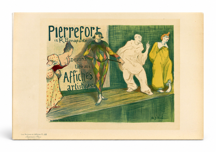 Pierrefort Affiches Artistiques 1890s - Belle Époque Vintage Poster Wall Art