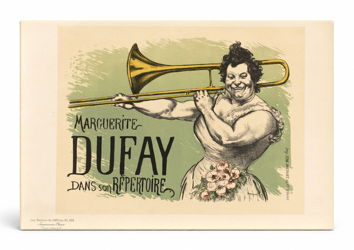 Marguerite Dufay Dans Son Répertoire 1890s - Belle Époque Vintage Poster Wall Art