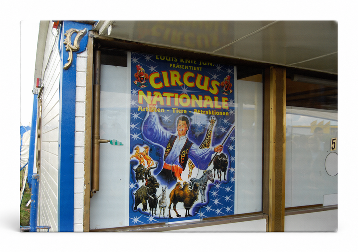 Circus Nationale Louis Knie Jun. - Vintage Circus Poster Canvas Wall Art