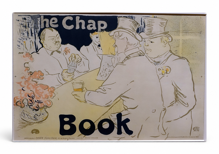 The Chap Book 1895 - Belle Epoque Vintage Poster Canvas Wall Art