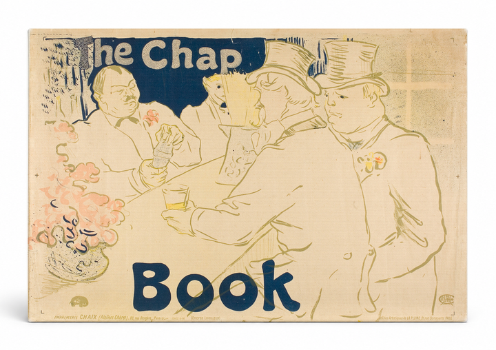 The Chap Book 1890s - Belle Epoque Vintage Poster Canvas Wall Art