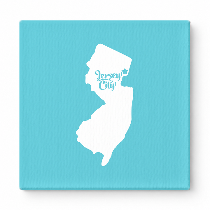 Home Sweet Jersey City — New Jersey State Silhouette