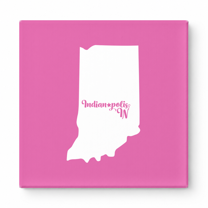 Home Sweet Indianapolis — Indiana State Silhouette