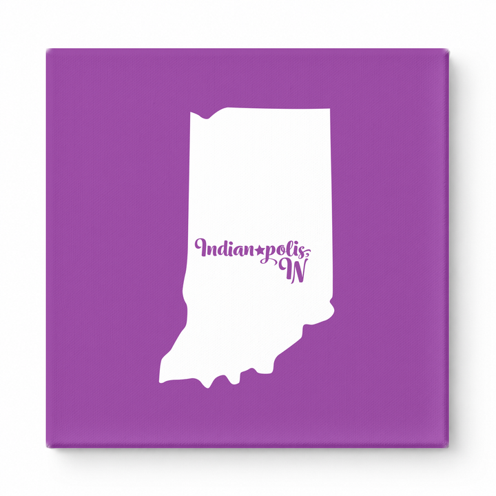 Home Sweet Indianapolis — Indiana State Silhouette
