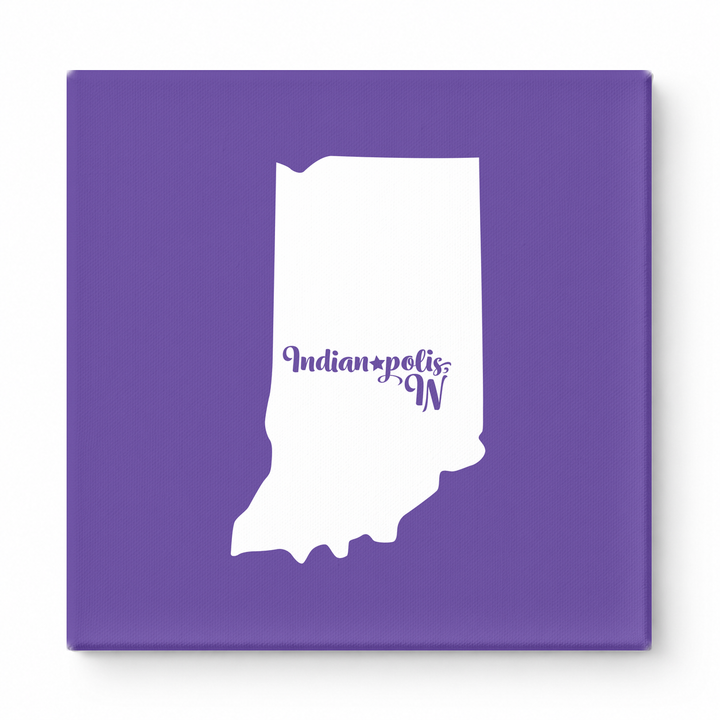 Home Sweet Indianapolis — Indiana State Silhouette