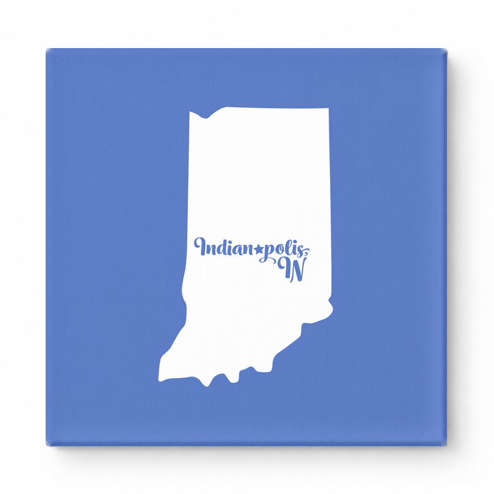 Home Sweet Indianapolis — Indiana State Silhouette