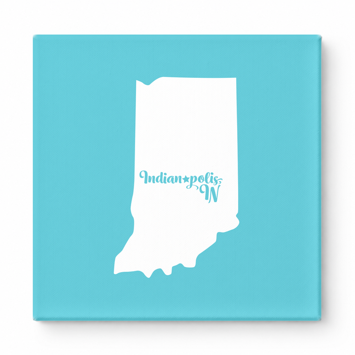 Home Sweet Indianapolis — Indiana State Silhouette