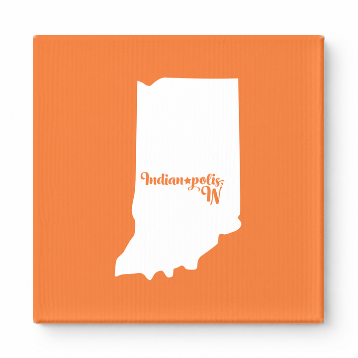 Home Sweet Indianapolis — Indiana State Silhouette