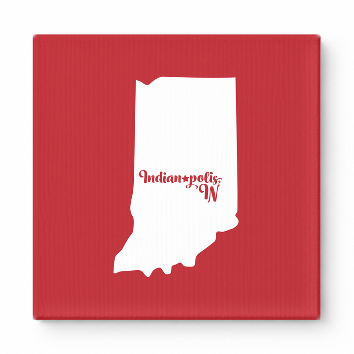 Home Sweet Indianapolis — Indiana State Silhouette