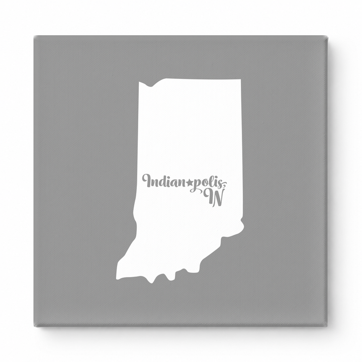 Home Sweet Indianapolis — Indiana State Silhouette