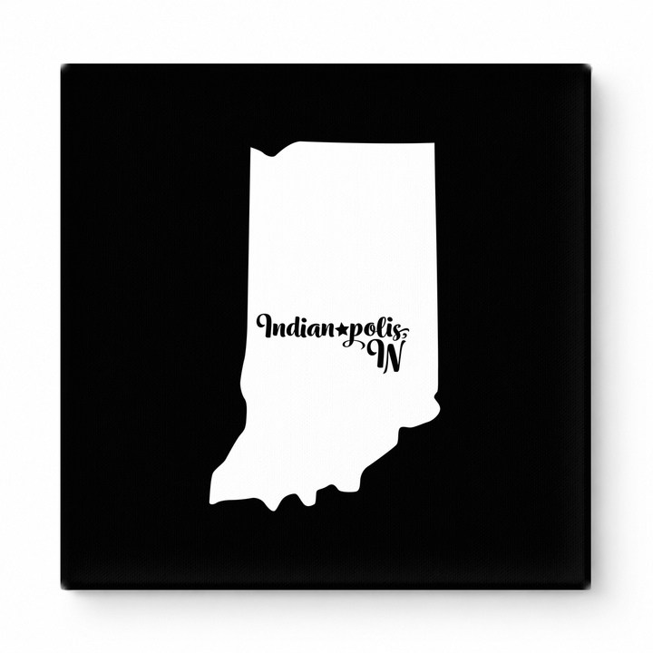 Home Sweet Indianapolis — Indiana State Silhouette