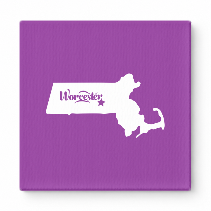 Home Sweet Worcester — Massachusetts State Silhouette