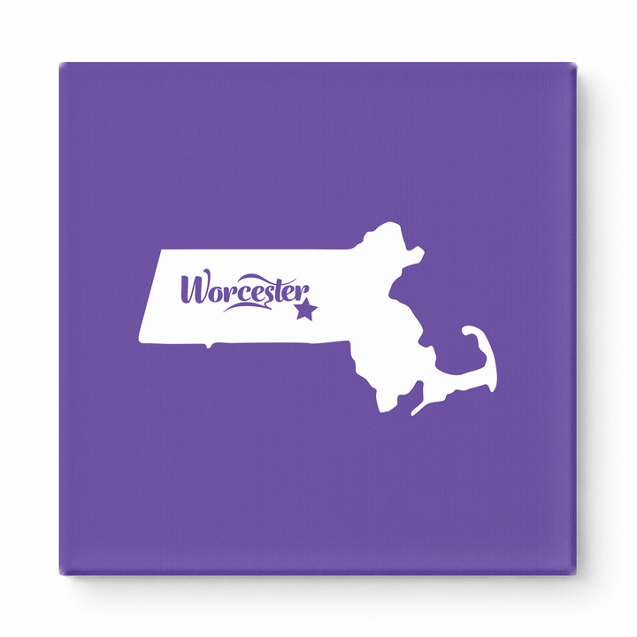 Home Sweet Worcester — Massachusetts State Silhouette