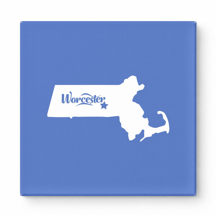 Home Sweet Worcester — Massachusetts State Silhouette