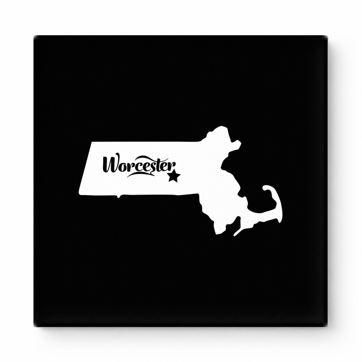 Home Sweet Worcester — Massachusetts State Silhouette