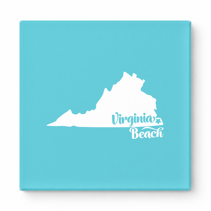 Home Sweet Virginia Beach — Virginia State Silhouette
