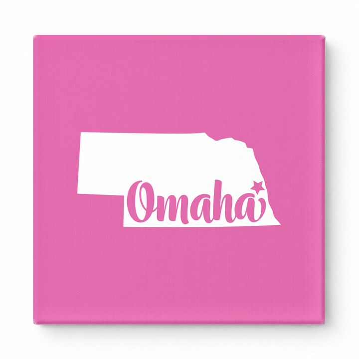 Home Sweet Omaha — Nebraska State Silhouette