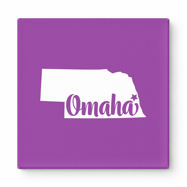 Home Sweet Omaha — Nebraska State Silhouette