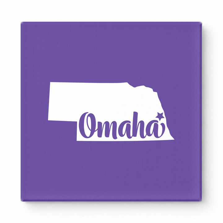 Home Sweet Omaha — Nebraska State Silhouette