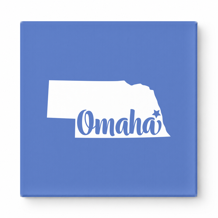 Home Sweet Omaha — Nebraska State Silhouette