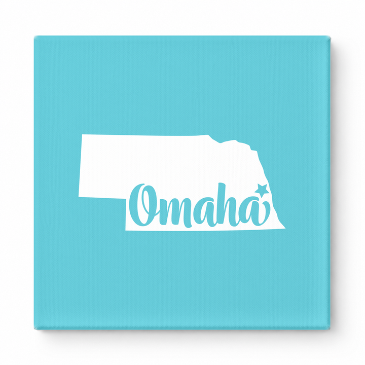 Home Sweet Omaha — Nebraska State Silhouette