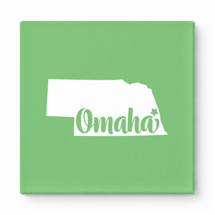 Home Sweet Omaha — Nebraska State Silhouette