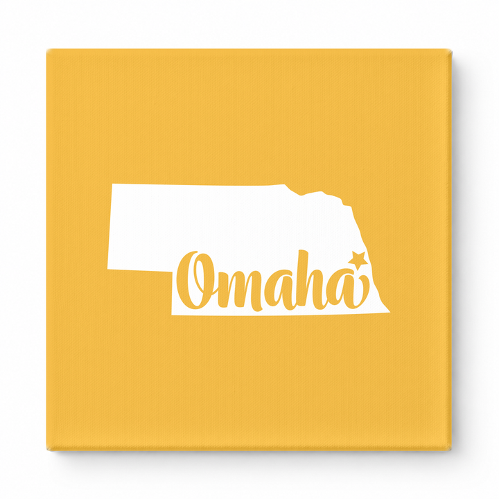 Home Sweet Omaha — Nebraska State Silhouette