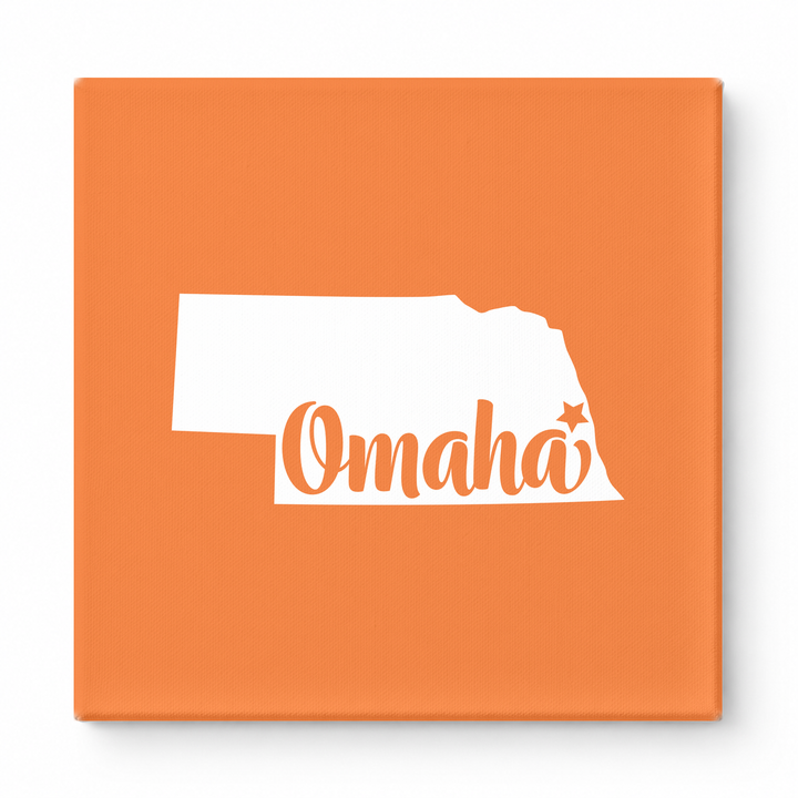 Home Sweet Omaha — Nebraska State Silhouette