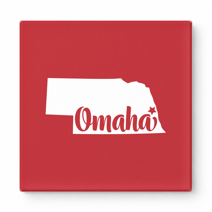 Home Sweet Omaha — Nebraska State Silhouette