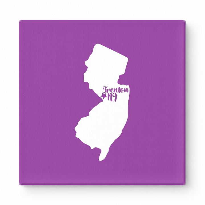 Home Sweet Trenton — New Jersey State Silhouette