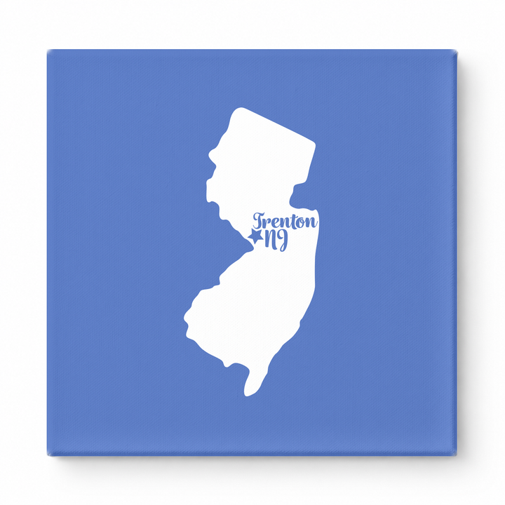 Home Sweet Trenton — New Jersey State Silhouette