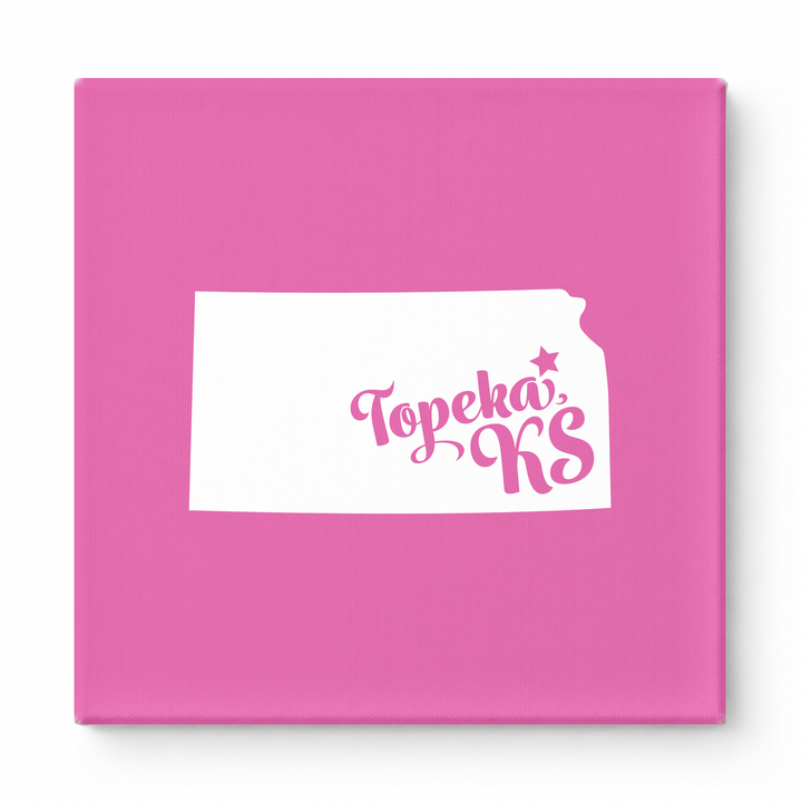Home Sweet Topeka — Kansas State Silhouette