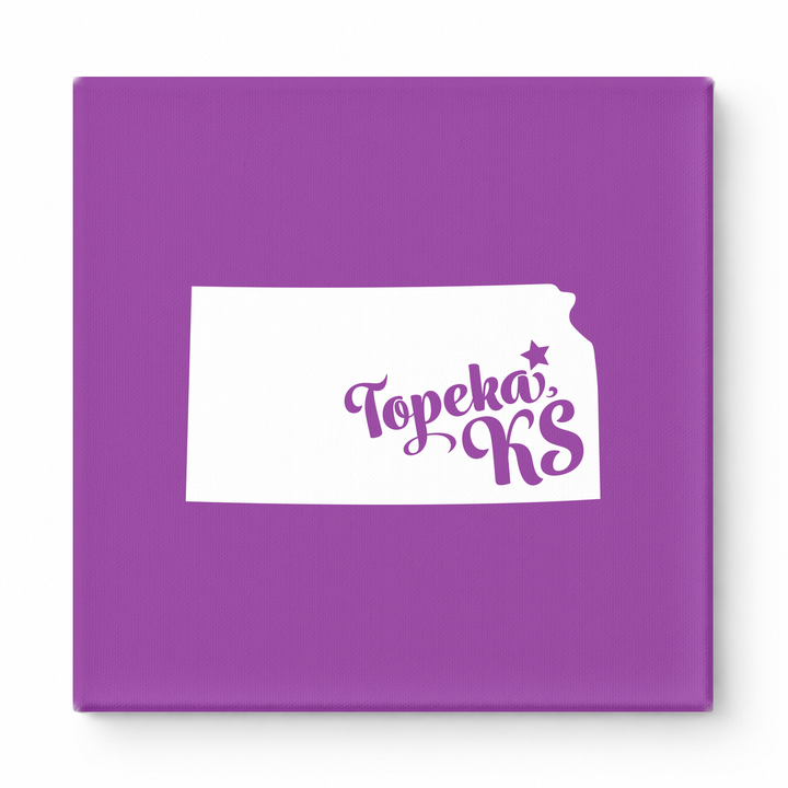 Home Sweet Topeka — Kansas State Silhouette