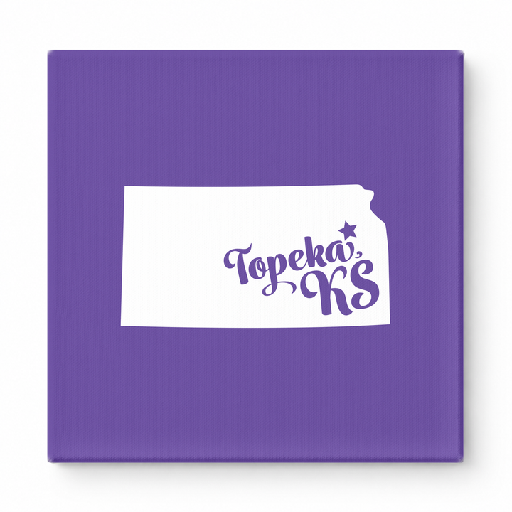 Home Sweet Topeka — Kansas State Silhouette