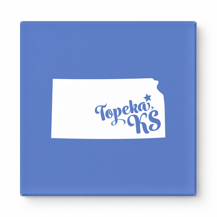 Home Sweet Topeka — Kansas State Silhouette