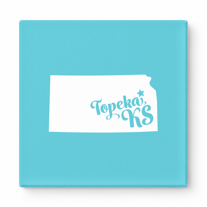 Home Sweet Topeka — Kansas State Silhouette